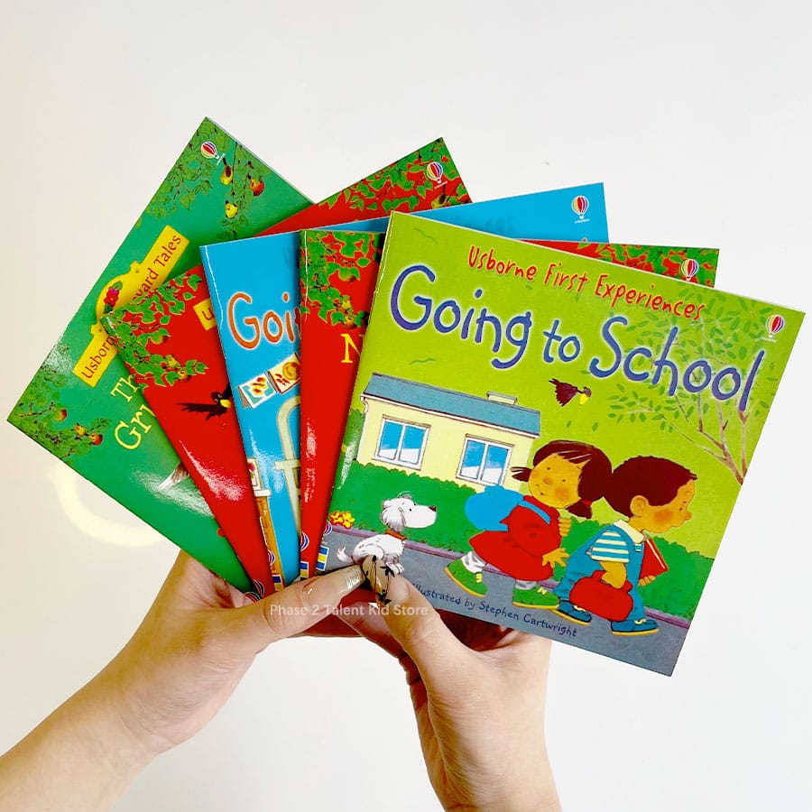 Randomly 5 Books 15X15Cm Kids Usborne Picture Book for Children Baby Famous Story English Child Book Educativo Infantil Gift Toy