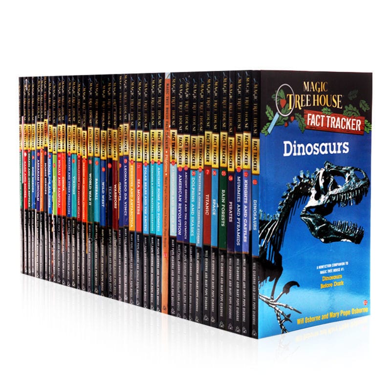 Magic Tree House English Reading Children's Books 40 Books/Set Fact Tracker Story Books for Kids English Books