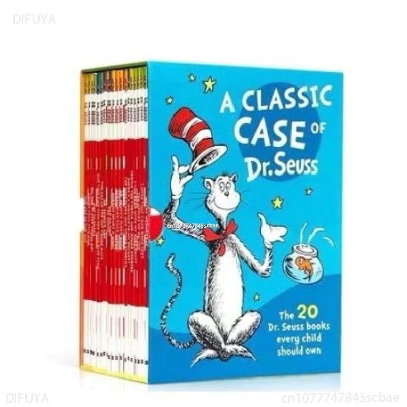 20 Books/Set A Classic Case of Dr. Seuss Makes Reading Fun Interesting English Picture Story Book Kids Gift Parent Child Reading