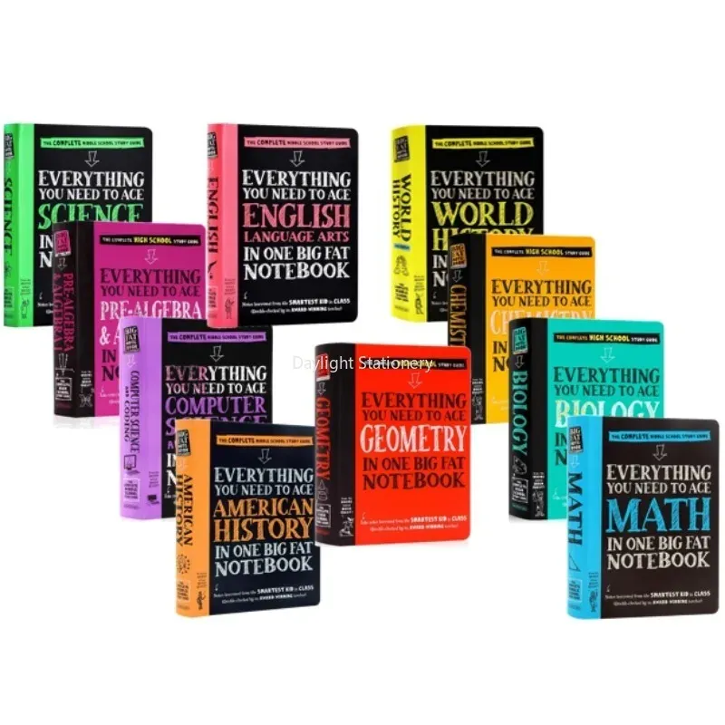 10 Books/Set Everything You Need To Ace Learning English Educational Montessori Gifts for Children Classroom Book Set