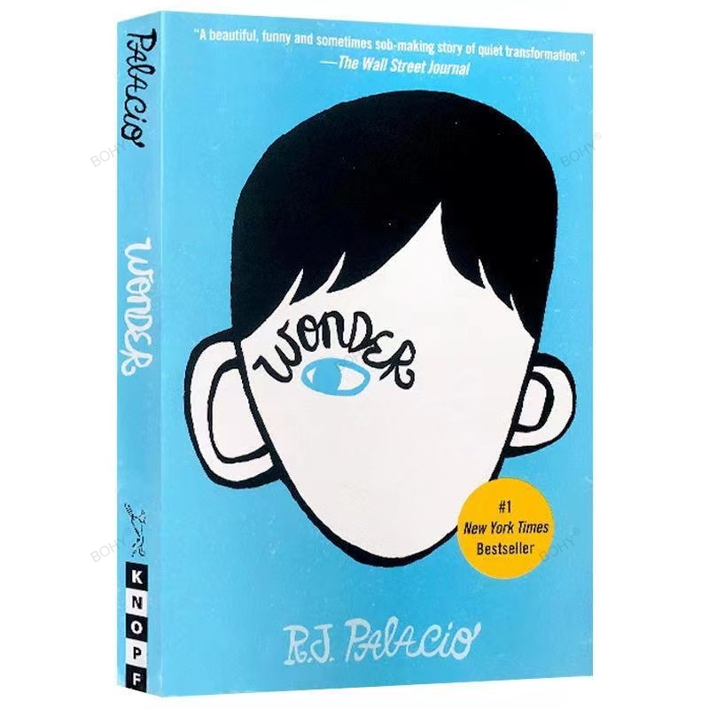 Wonder Wonder Boy Inspirational Novel R.J. Palacio English Original English Book Extracurricular Reading