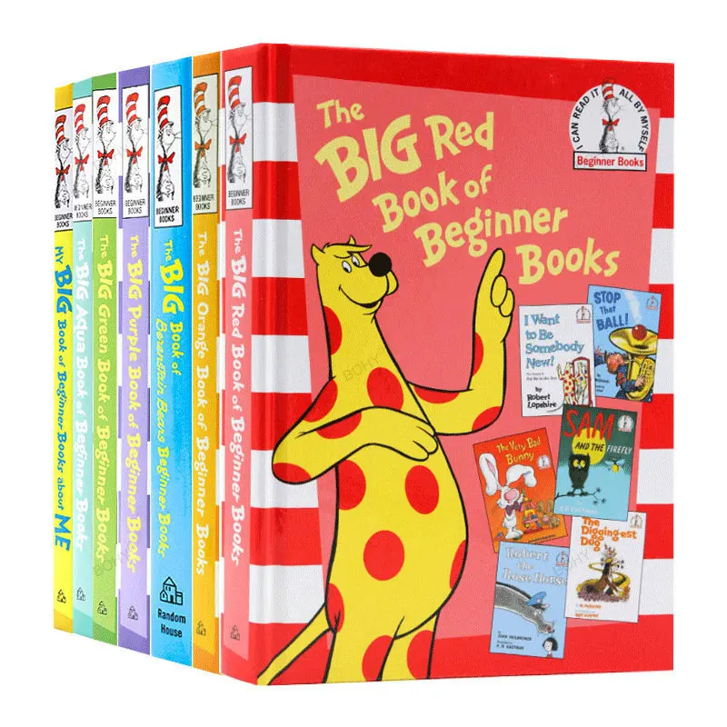 Dr. Seuss The Big Book of Beginner Books Hardcover 8 Volumes