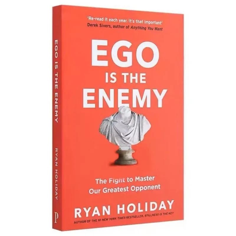 EGO IS THE ENEMY By Ryan Holiday Paperback Novel #1 New York Times Bestseller Book