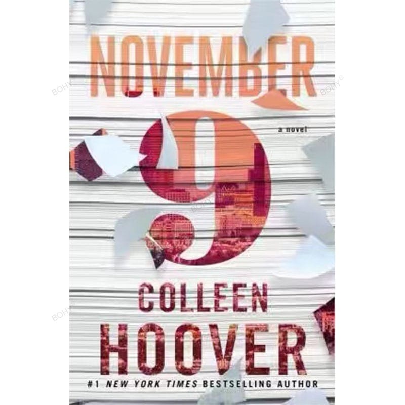 November 9 By Colleen Hoover Novels Book in English New York Times Bestselling