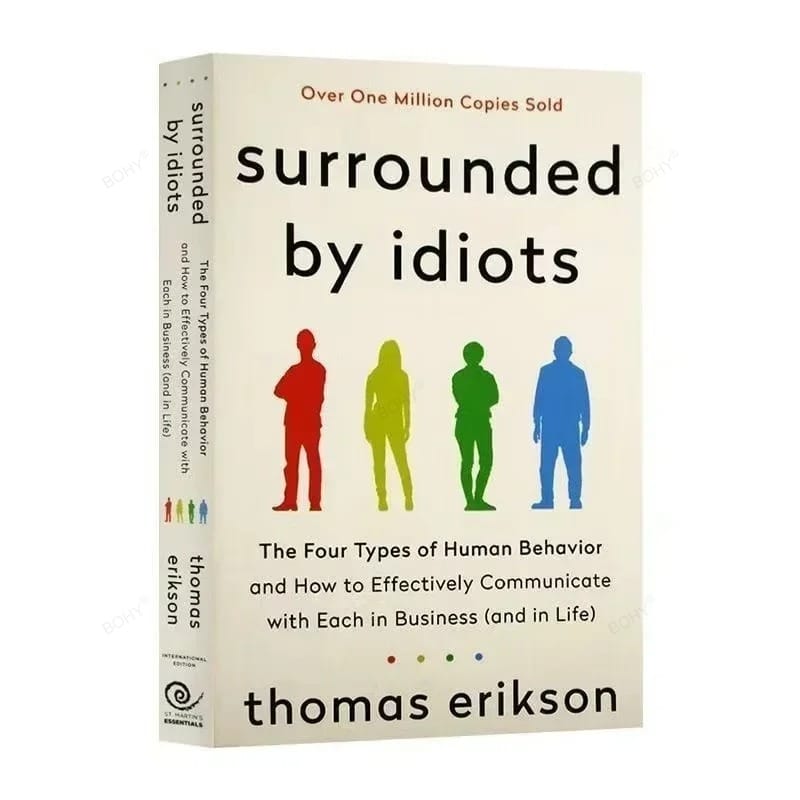 English Book Bestseller Novel Libros LivrosSurrounded By Idiots The Four Types of Human Behavior By Thomas Erikson