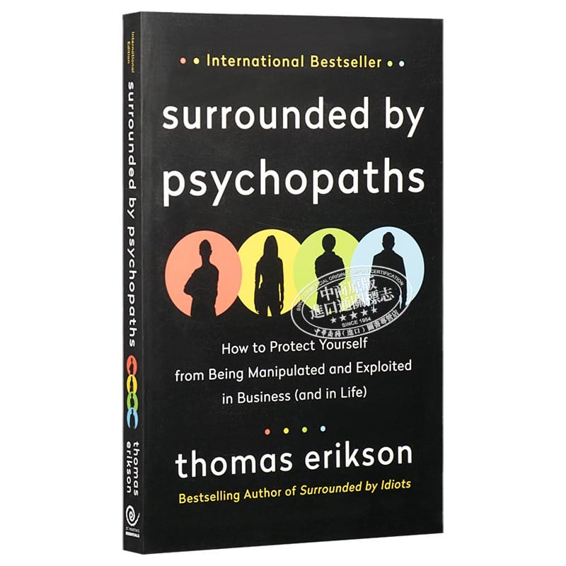 Surrounded By Psychopaths By Thomas Erikson or, How To Stop Being Exploited By Others English Book Bestseller Novel