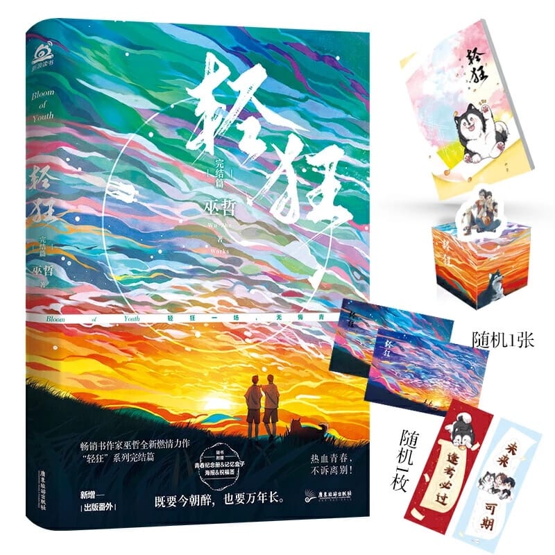 New Bloom of Youth Chinese Novel Vol.3 Wu Zhe Works Qing Kuang Youth Campus Romance Novels Adult Love Fiction Book