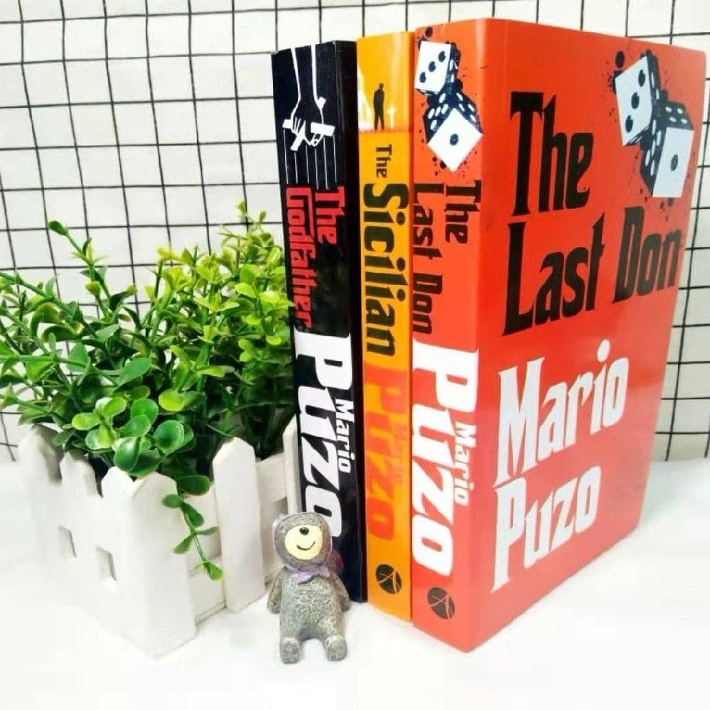 3 Books/set The Godfather Last Don Sicilian Mario Puzo Original English Novel The Original Novel of The Godfather Bestsellers