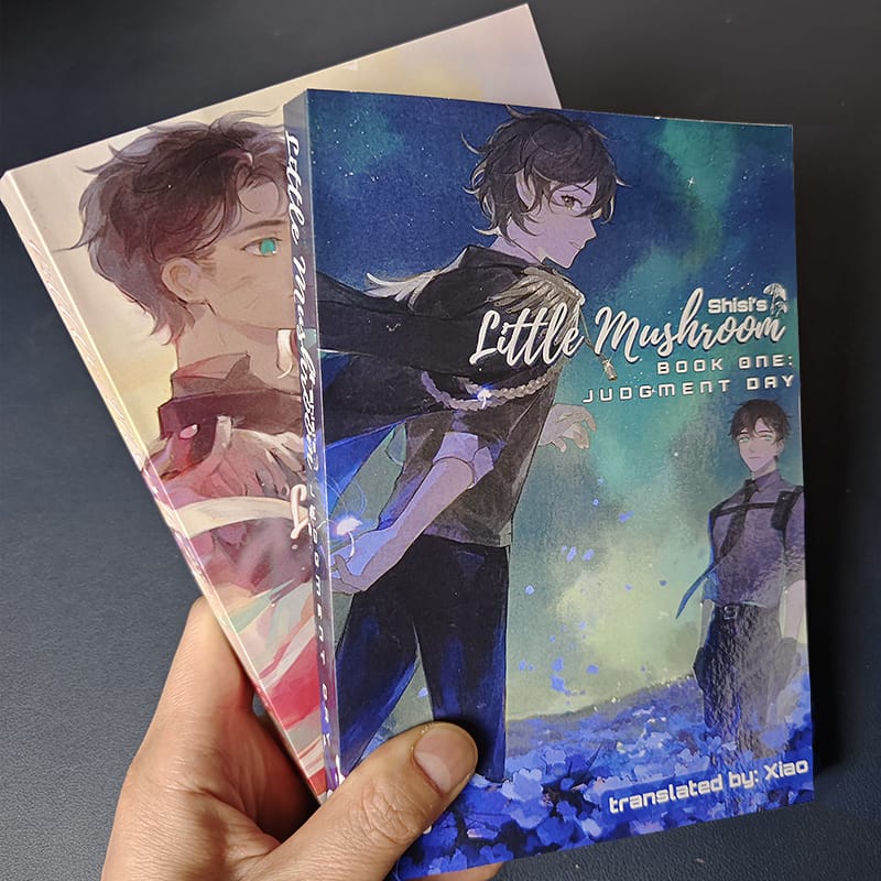 2pc Little Mushroom Science Fiction Novels In English Book Judgment Day And Revelations