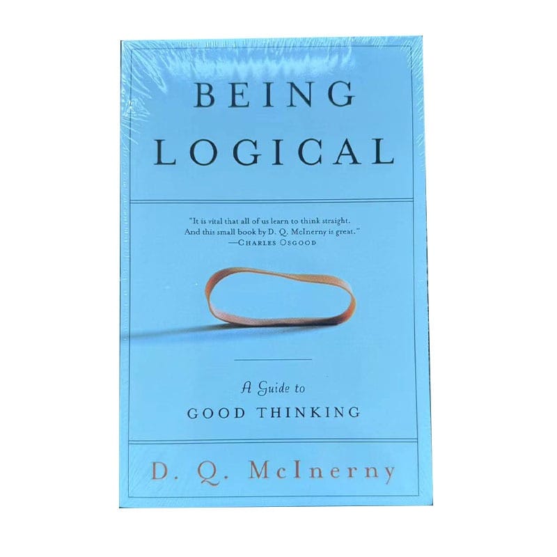Being Logical By D.Q. Mcinerny A Guide To Good Thinking Science Philosophy Literature English Reading Books