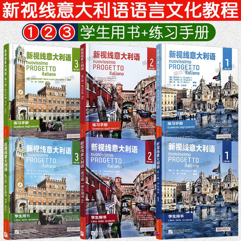 New Sight Italian Teaching Books Elementary Intermediate Teaching Books Italian Textbooks And Workbooks Suitable For Beginners