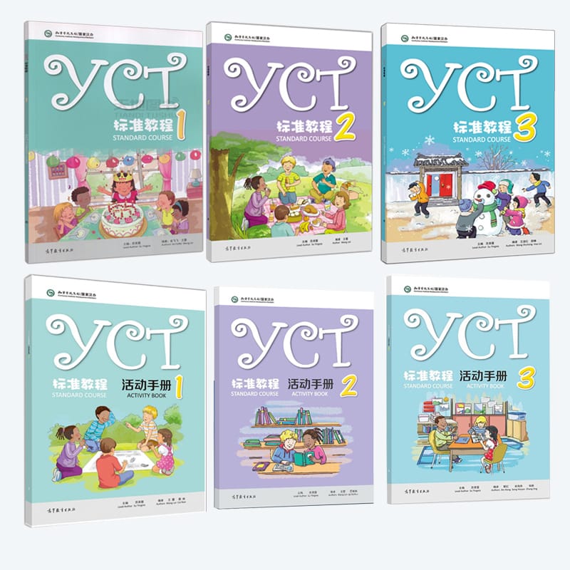 Children'S Book 6 Books/Set Yct Standard Course 1 2 3 Yct Activity Books 1 2 3 Book To Learn Chinese for Kids