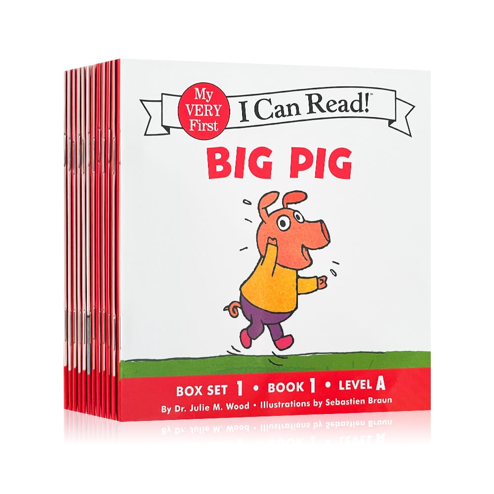 12 set I Can Read Phonics BIG PIG My Very First Picture In English For Children Kids Pocket Story Books Educational Book