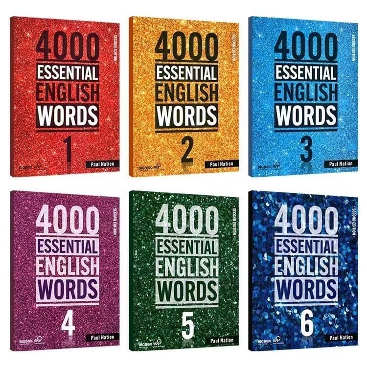 New 6 Books/Set 4000 Essential English Words Level 1-6 IELTS SAT Core Words English Vocabulary Book Libros Livros