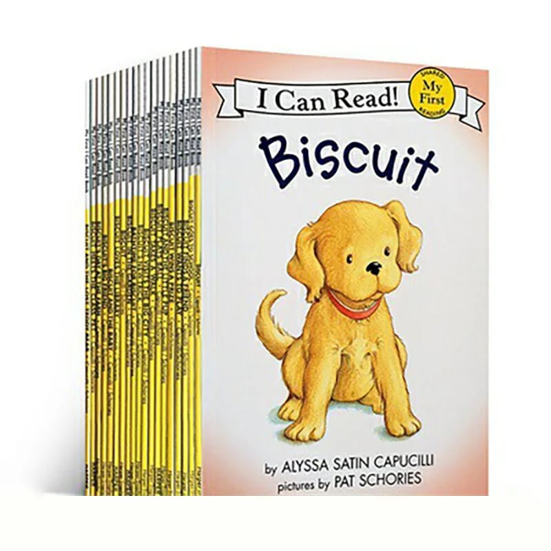 23 Book Point Reading English Picture Book I Biscuit Dog Biscuit Story Manga Can Read Drawing Book Gift Sound Art Artbook
