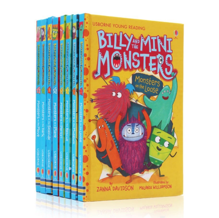 8 Billy and Little Monster Set Children's English Books Children's Extracurricular Books