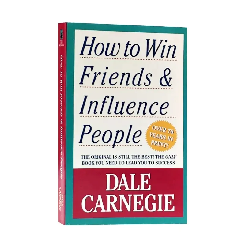 How To Win Friends & Influence People By Dale Carnegie Interpersonal Communication Skills Self-improvement Reading Book Fo Adult