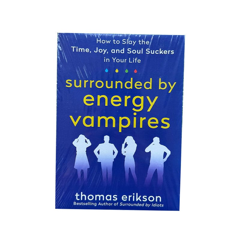 New Surrounded By Energy Vampires Thomas Erikson Bestselling Author of Surrounded By Idiots Paperback Book in English