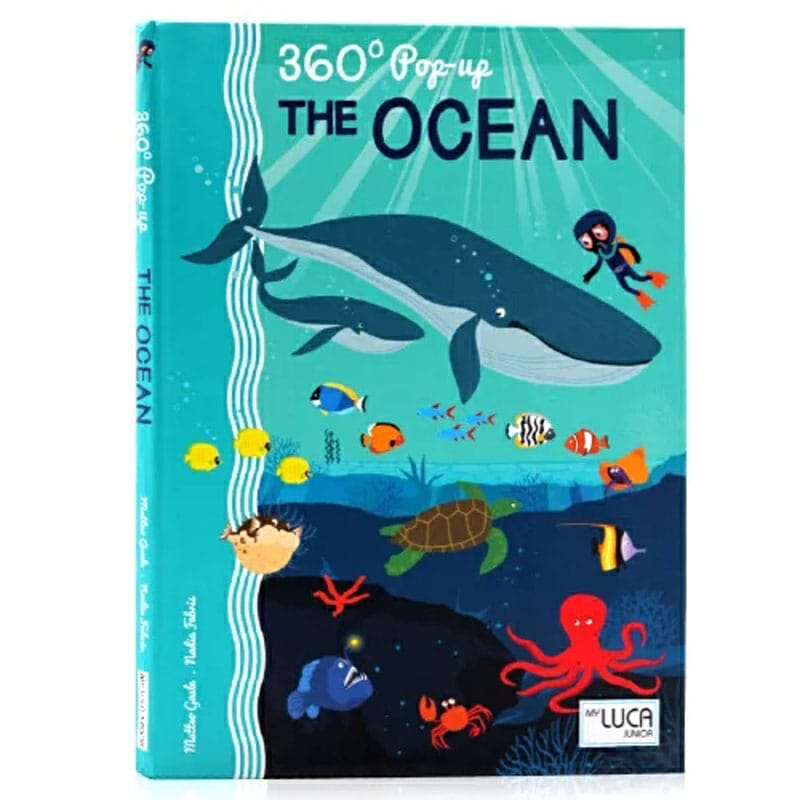 360 Pop Up Book Ocean English original picture Book to promote children's Cognitive enlightenment of English