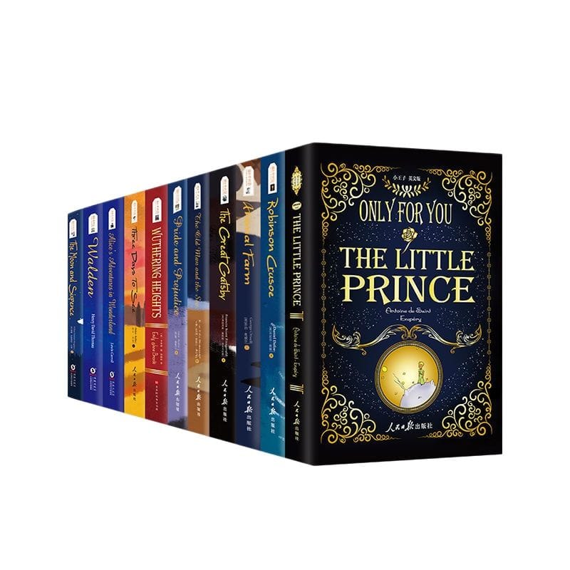 11pcs/pack English Original Famous Children's Books Education Office Supplies The Little Prince/The Old Man And The Sea