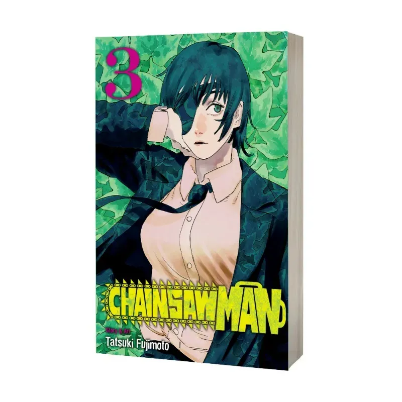 New Books Chainsaw Man Anime Vol 3 Japan Youth Teens Fantasy Science Mystery Suspense English Manga Comic Book