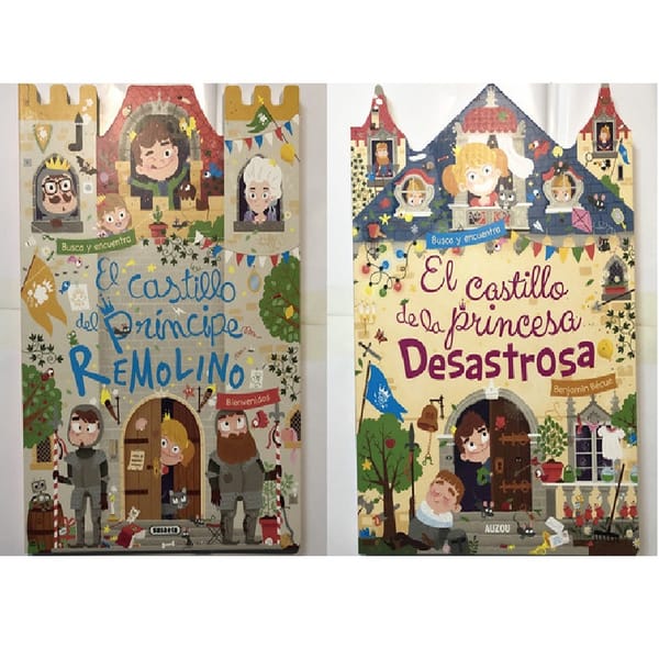 2 Books Parent Child Kids Spanish Book Early Education Enlightenment Cute Picture Interesting Story Libros Book Age 5 up