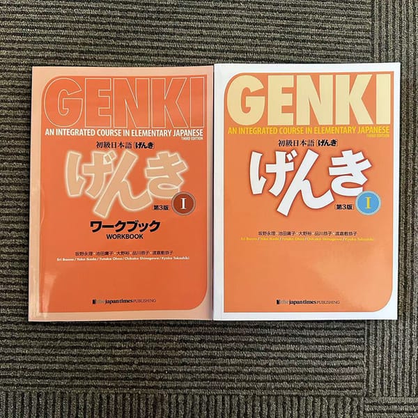 Genki 3rd Edition learn japanese Textbook workbook answer An Integrated Course In Elementary Japanese and english Learning Book