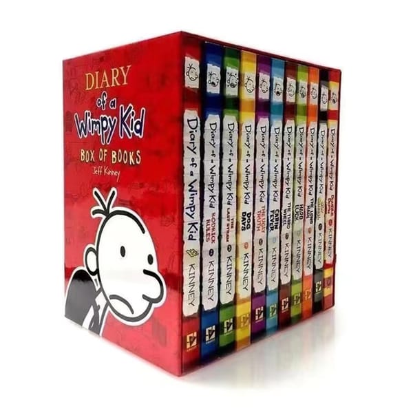8 Books Diary of Wimpy Kid English Book Diary of Wimpy Kid Children's Fiction Books Manga Book English Books