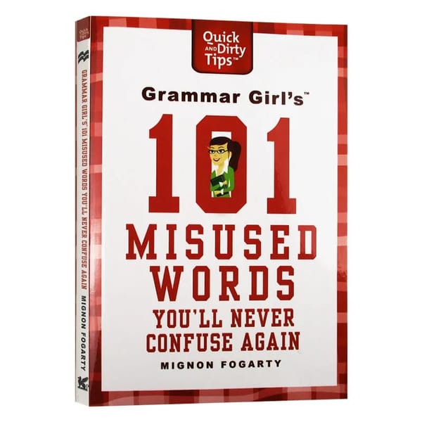 Grammar Girl's 101 Misused Words You'll Never Confuse Again English Book Paperback Libros
