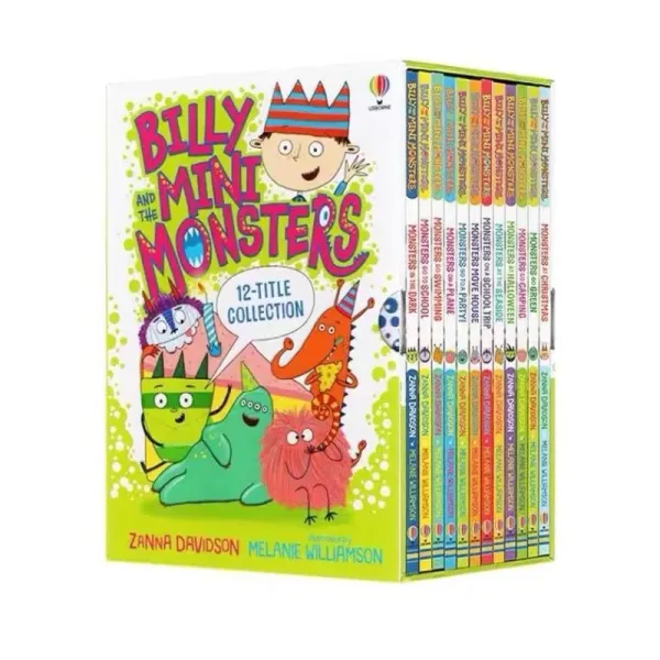 14 Books/set Billy And The Mini Monsters Collection Set by Zanna Davidson Adventure Humour For Children & Young Adults Book