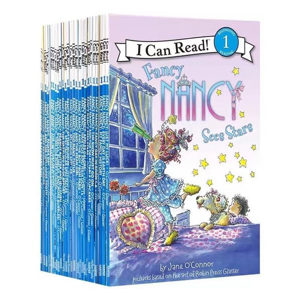 Random 15 Books I Can Read Fancy Nancy Manga Book Sets in English Learning Reading Picture Books for Kids Educational Booklets