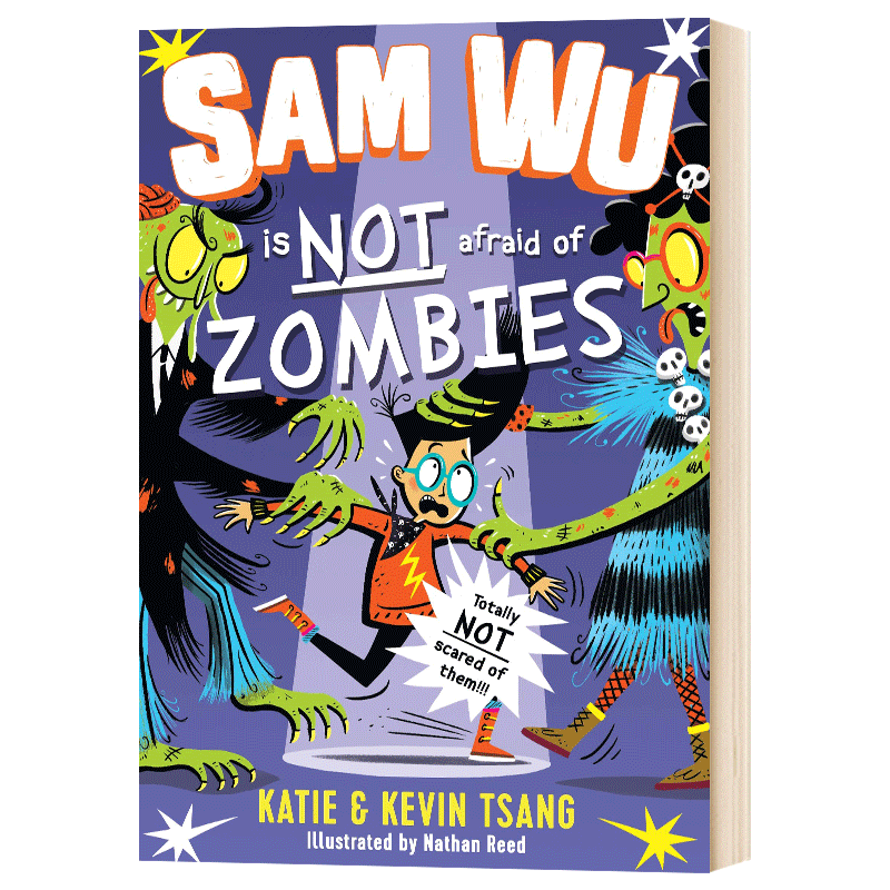 Sam Wu is NOT Afraid of Zombies novels, Children's books aged 6 7 8 9 English books, 9781405295727