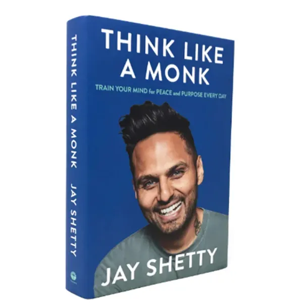 Think Like A Monk By Jay Shetty Train Your Mind for Peace and Purpose Every Day English Novel Paperback Libros Livros
