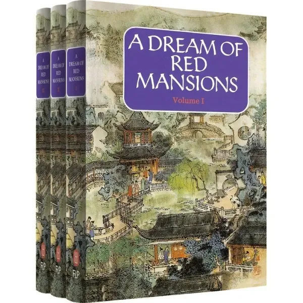 Cao Xueqin 3 Volumes A Dream of Red Mansions Chinese Classical Literature English Books