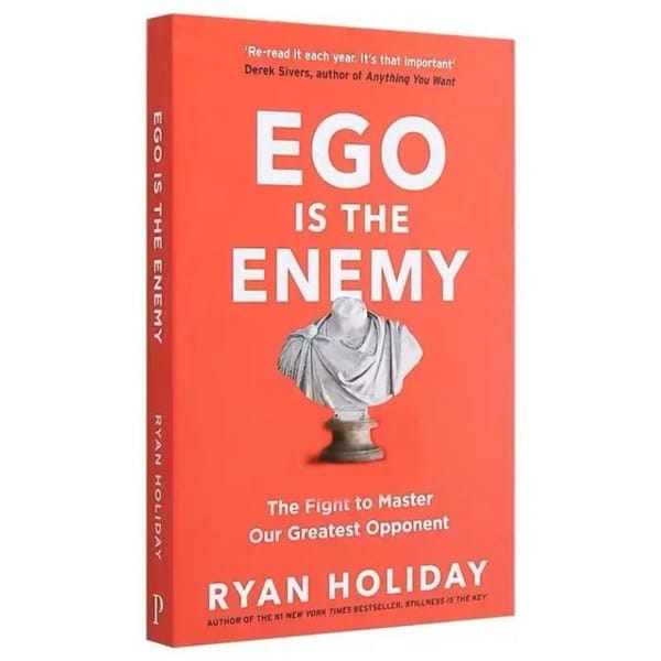 EGO IS THE ENEMY By Ryan Holiday Paperback Novel #1 New York Times Bestseller Book
