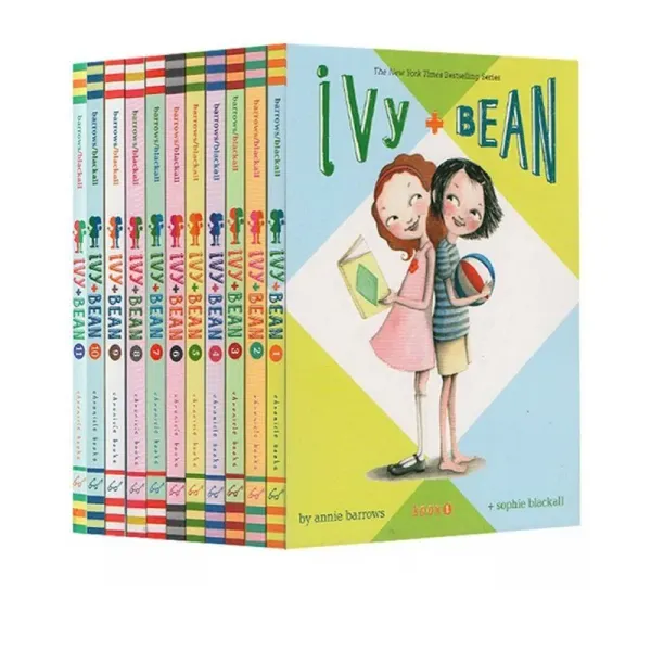 11 Must-Have Books for Girls: Ivy and Bean Comic Bridge Story English Picture Books for Age 6-14 Daily Reading