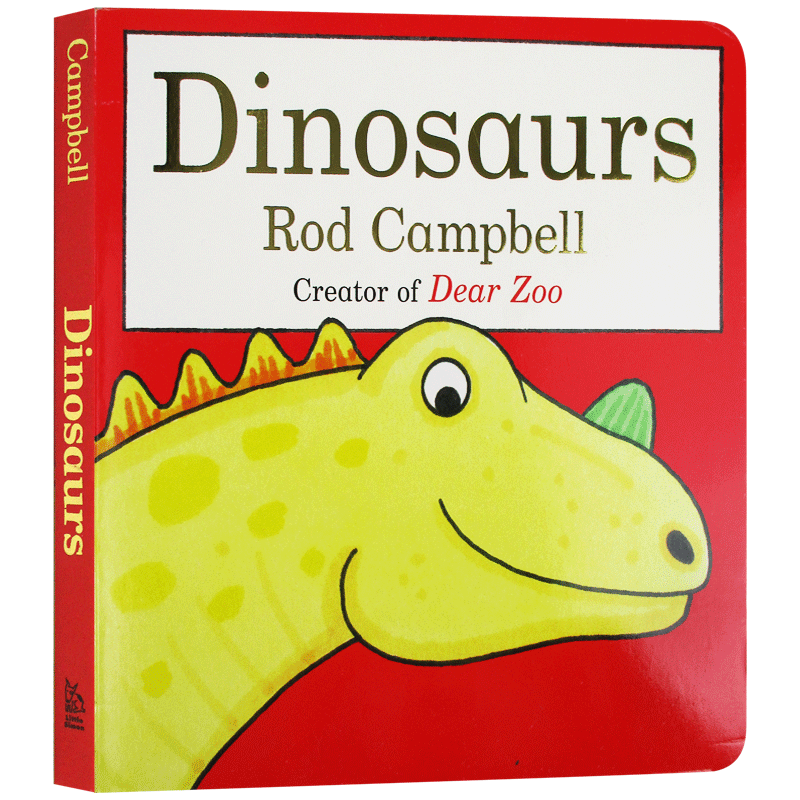 Dinosaurs, Rod Campbell, Baby Children's books aged 1 2 3, English picture book, 9781481449854