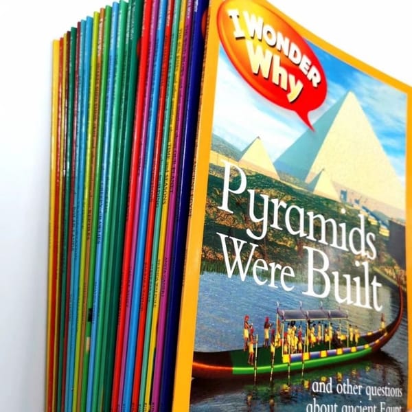 I Wonder Why 24 Books for Kids Books In English Manga Book English for Children Encyclopedia