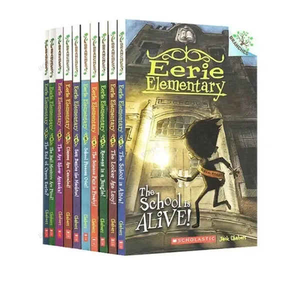 10 Books/Set Eerie Elementary The School Is Alive Children English Picture Book Funny Comic Storybook