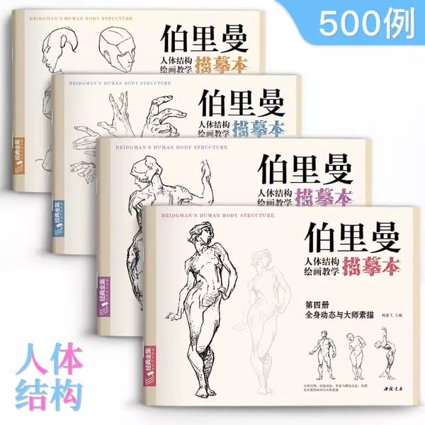 Characters Structure Drawing Sketchbook Bridgman Human Body Structure Instruction Tutorial Books Human Head Torso Practice Books
