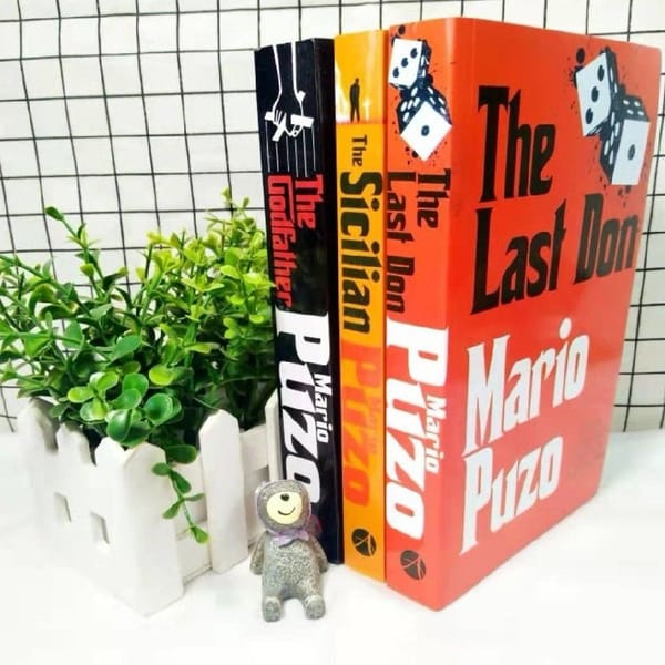3 Books/set The Godfather Last Don Sicilian Mario Puzo Original English Novel The Original Novel of The Godfather Bestsellers