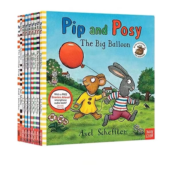 New Pip and Posy 10 Books Click on The English Version of To Provide Free Audio Support for "Little Da Ren Little Tadpole" Book
