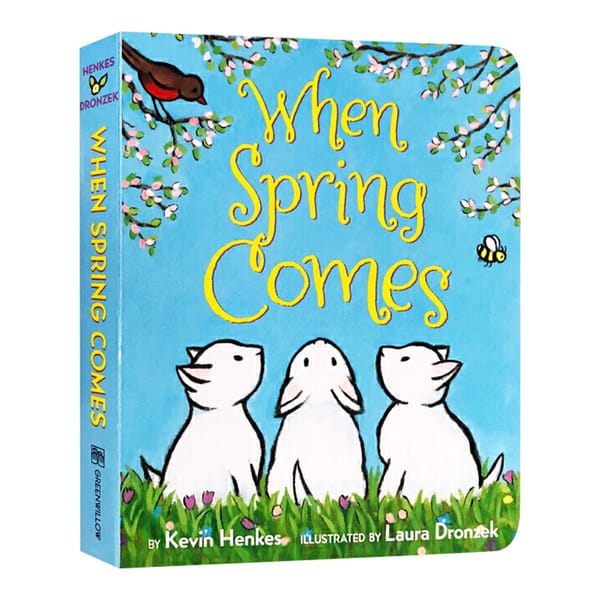 When Spring Comes Baby Children's books aged 1 2 3, English picture book 9780062741660