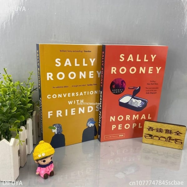 2 Books/set Sally Rooney Normal People / Conversations with Friends Life Novel Adult Bed Time Reading Books Fiction