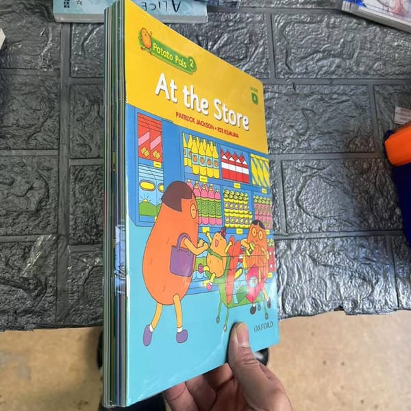 12 Books/set  Oxford Potato Pals Picture Book Young Children English Early Learning Book