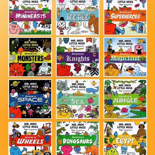 12 Books/set Mr. Men and Little Miss Adventures Children's English Enlightenment Picture Story Book livros