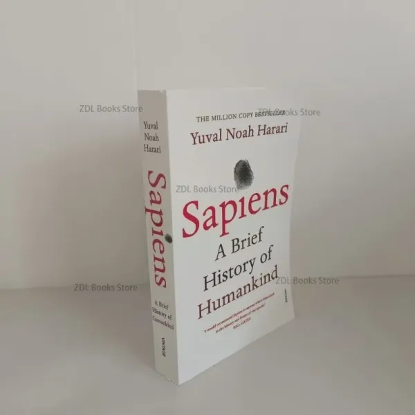 Sapiens A Brief History of Humankind Yuval Noah Harari English Books Anthropological History Books Extracurricular Reading Book
