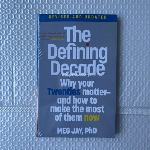 The Defining Decade: Why Your Twenties Matter--And How to Make the Most of Them Now English Books