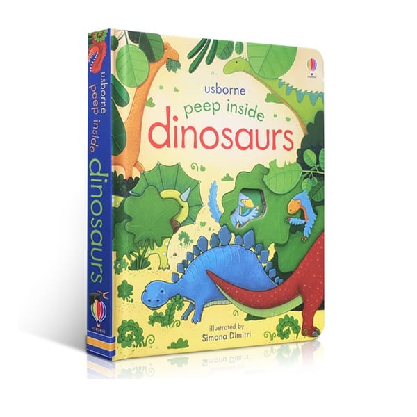 Original English Educational Picture Books Peep Inside Dinosaurs For Baby Early Childhood best gift For Children