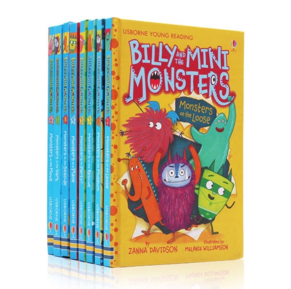 8 Billy and Little Monster Set Children's English Books Children's Extracurricular Books